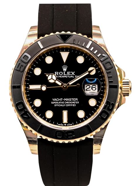 rolex yacht master black dial and bezel